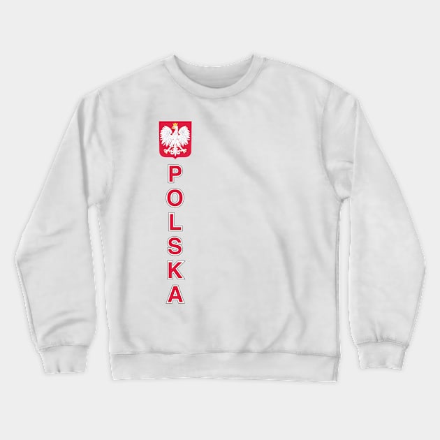 POLSKA - POLISH SHIELD Crewneck Sweatshirt by Estudio3e